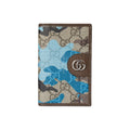 GUCCI Women's Brown Leather Bifold Card Holder | 834691