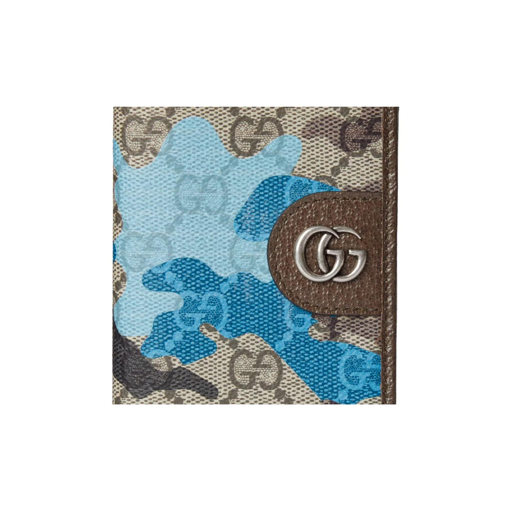 GUCCI Women's Brown Leather Bifold Card Holder | 834691
