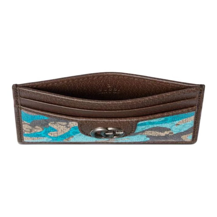 GUCCI Women's Multicolor GG Monogram Leather Card Holder | 834795