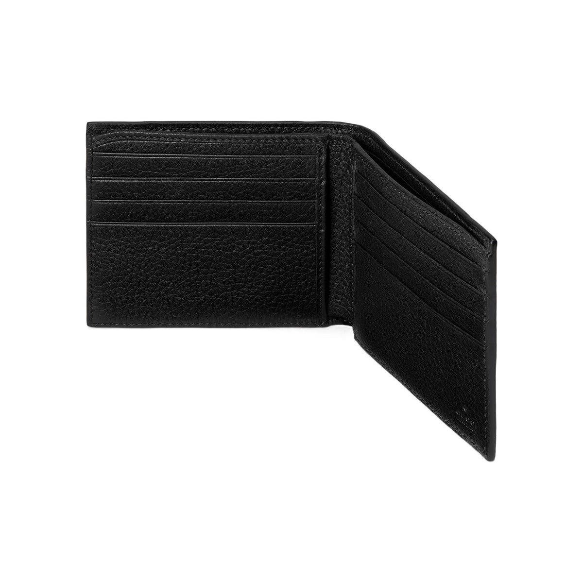 GUCCI Jumbo GG Men's Black Leather Flap Wallet | 739475
