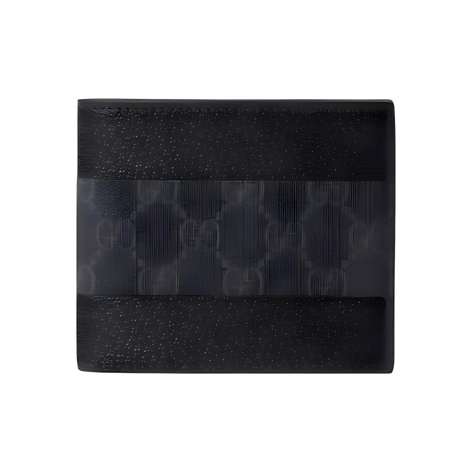 GUCCI Unisex Black Leather Small Flap Card Holder with Logo Print | 795480