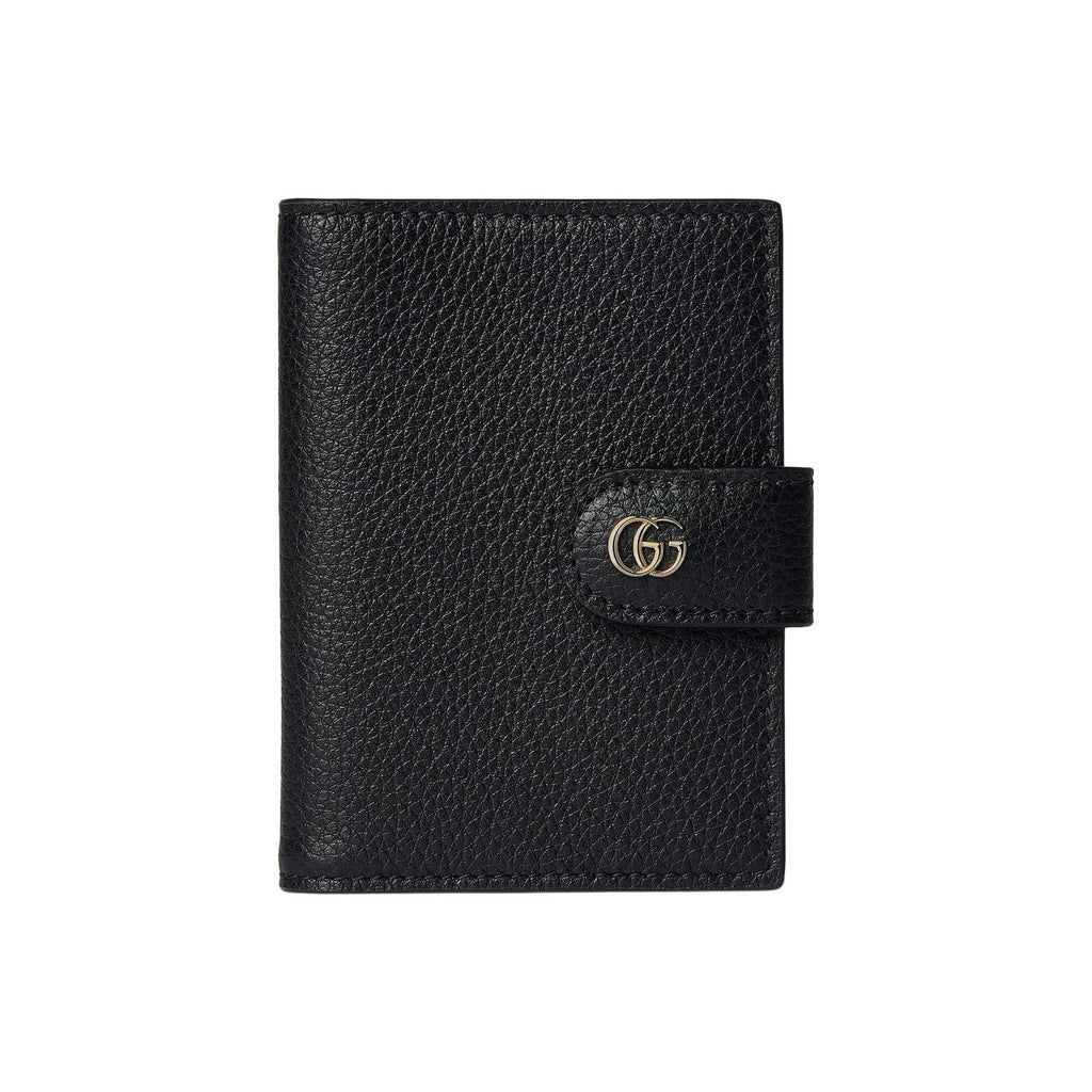 GUCCI GG Marmont Women's Black Cowhide Leather Card Holder | 855484