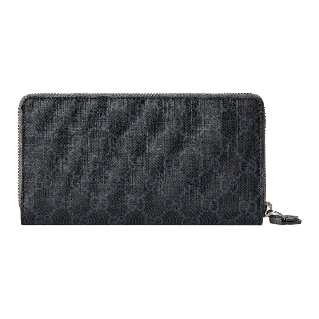 GUCCI GG Supreme Men's Black Leather Wallet with Ceramic GG Detail | 856562