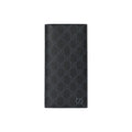 GUCCI GG Supreme Men's Black Leather Wallet with Ceramic GG | 856563