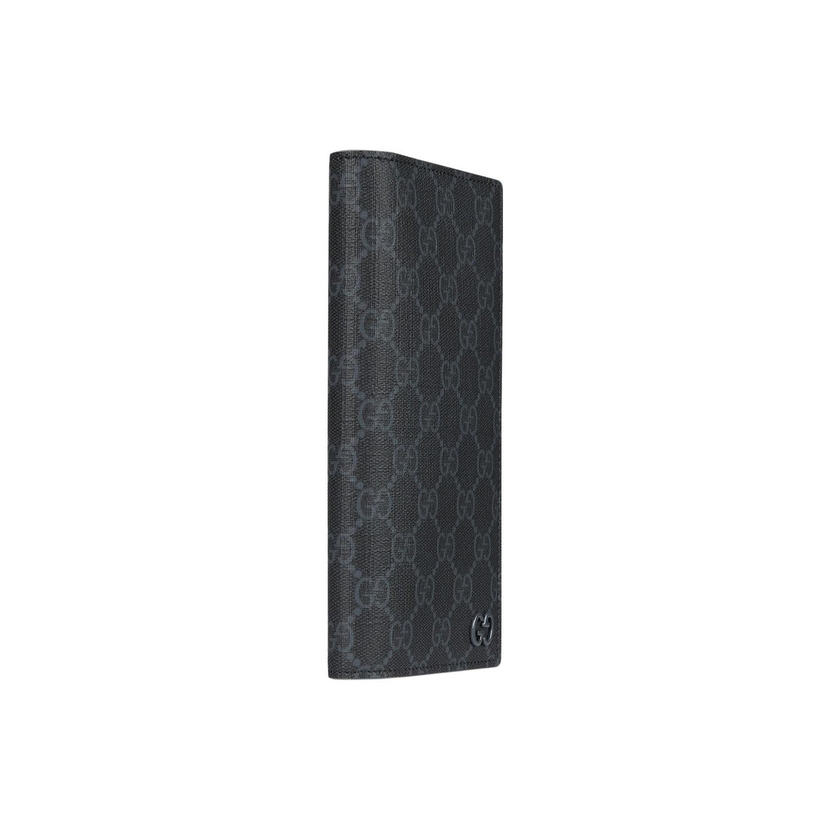 GUCCI GG Supreme Men's Black Leather Wallet with Ceramic GG | 856563