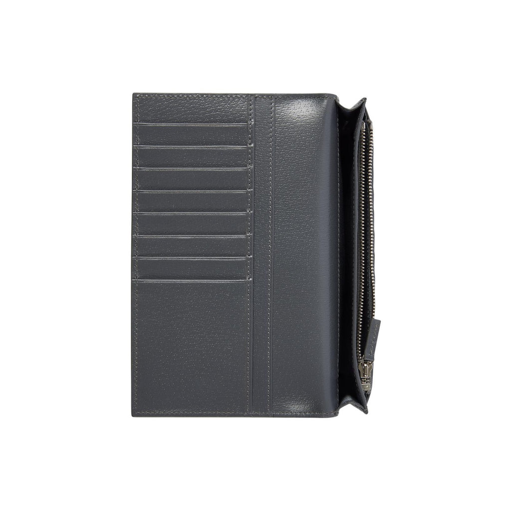 GUCCI GG Supreme Men's Black Leather Wallet with Ceramic GG | 856563