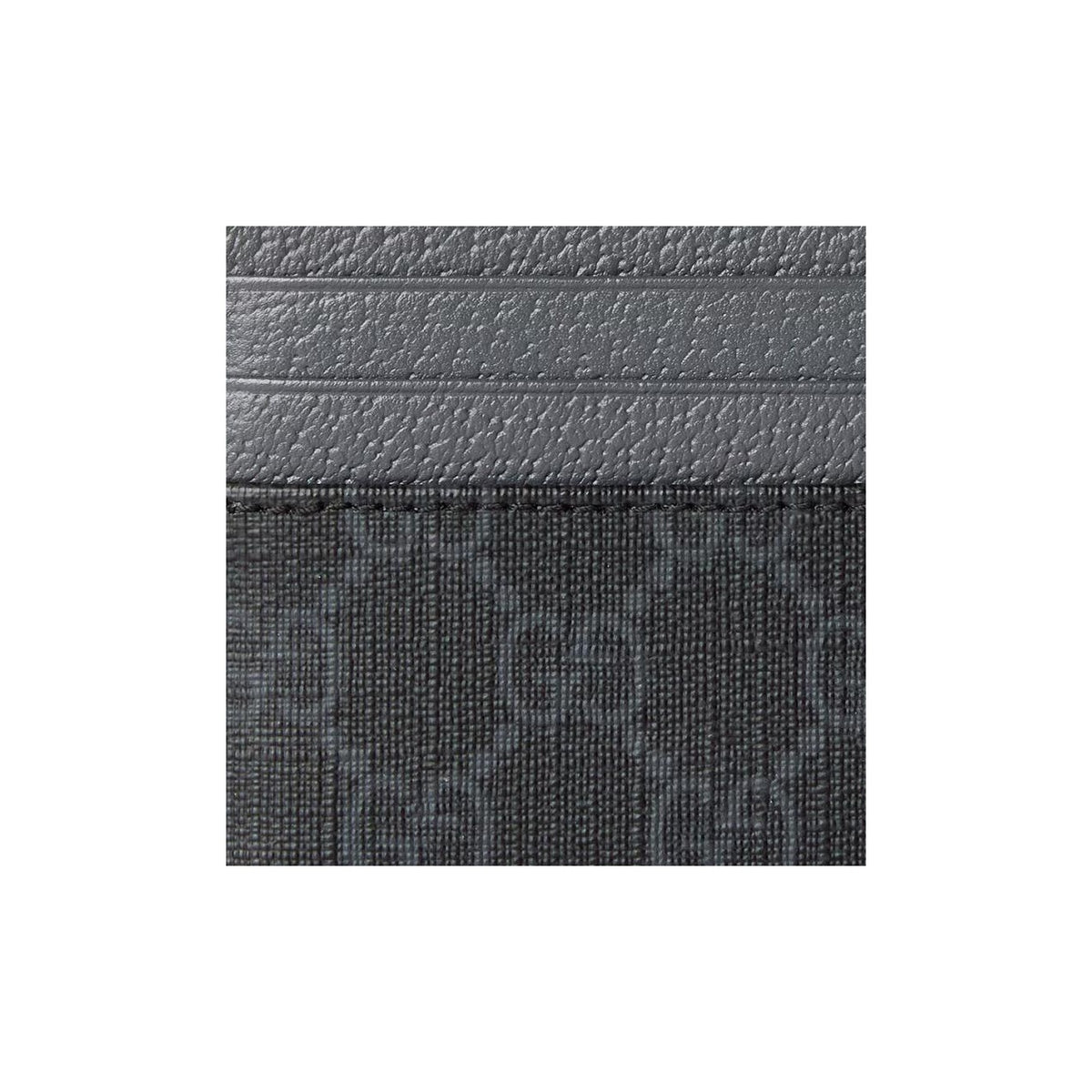 GUCCI Unisex Black Supreme Canvas Card Holder with Brand Logo | 795230