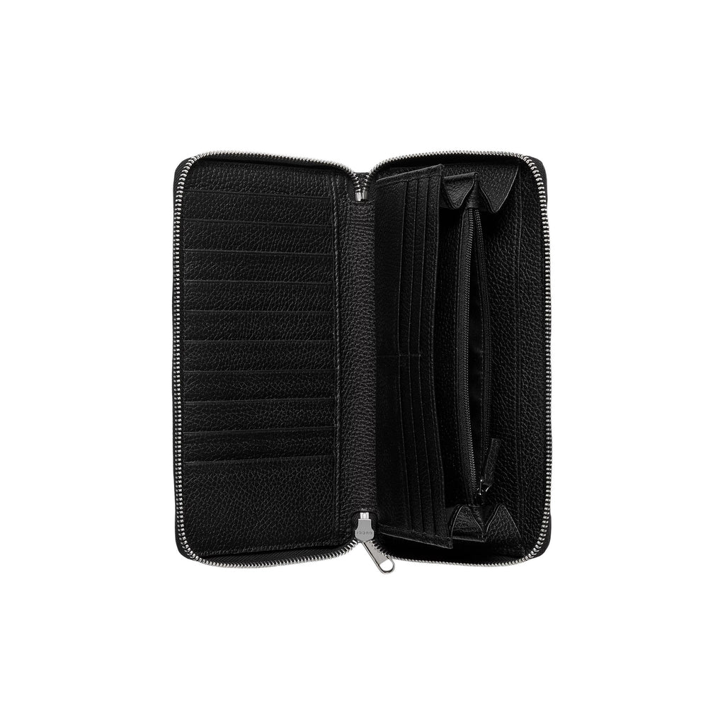 GUCCI Jumbo GG Men's Black Leather Large Wallet | 739482