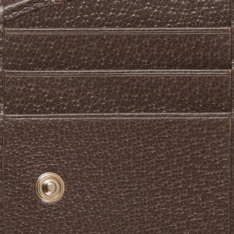 GUCCI Ophidia Women's Beige & Dark Brown GG Canvas Wallet | 838468