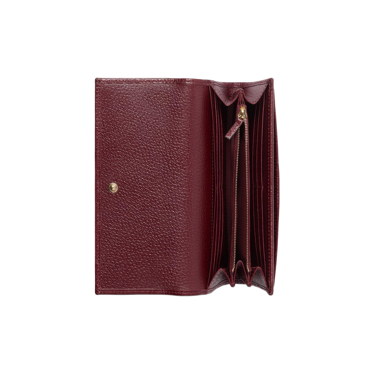 GUCCI Ophidia Women's Beige & Dark Brown Leather Wallet | 838485
