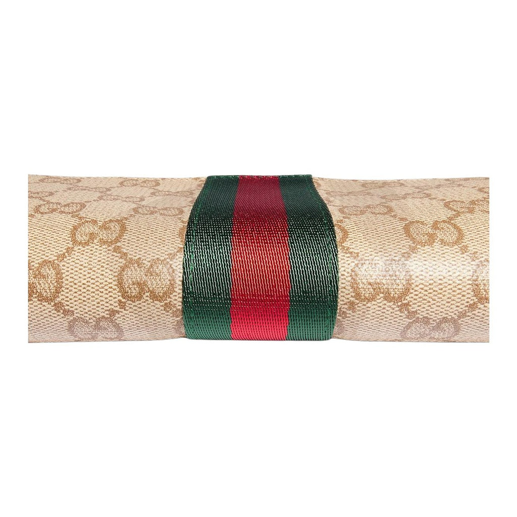 GUCCI Women's Sand Coated Canvas Snap Wallet | 876048