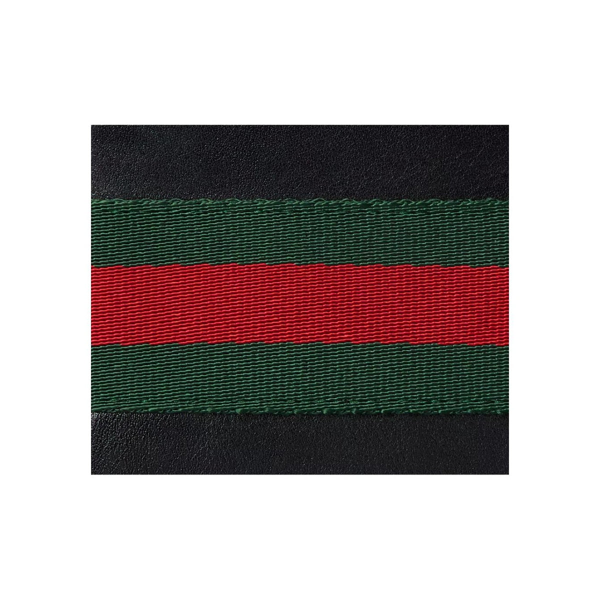 GUCCI WebTrademark Men's Black Soft Leather Bifold Wallet | 867269
