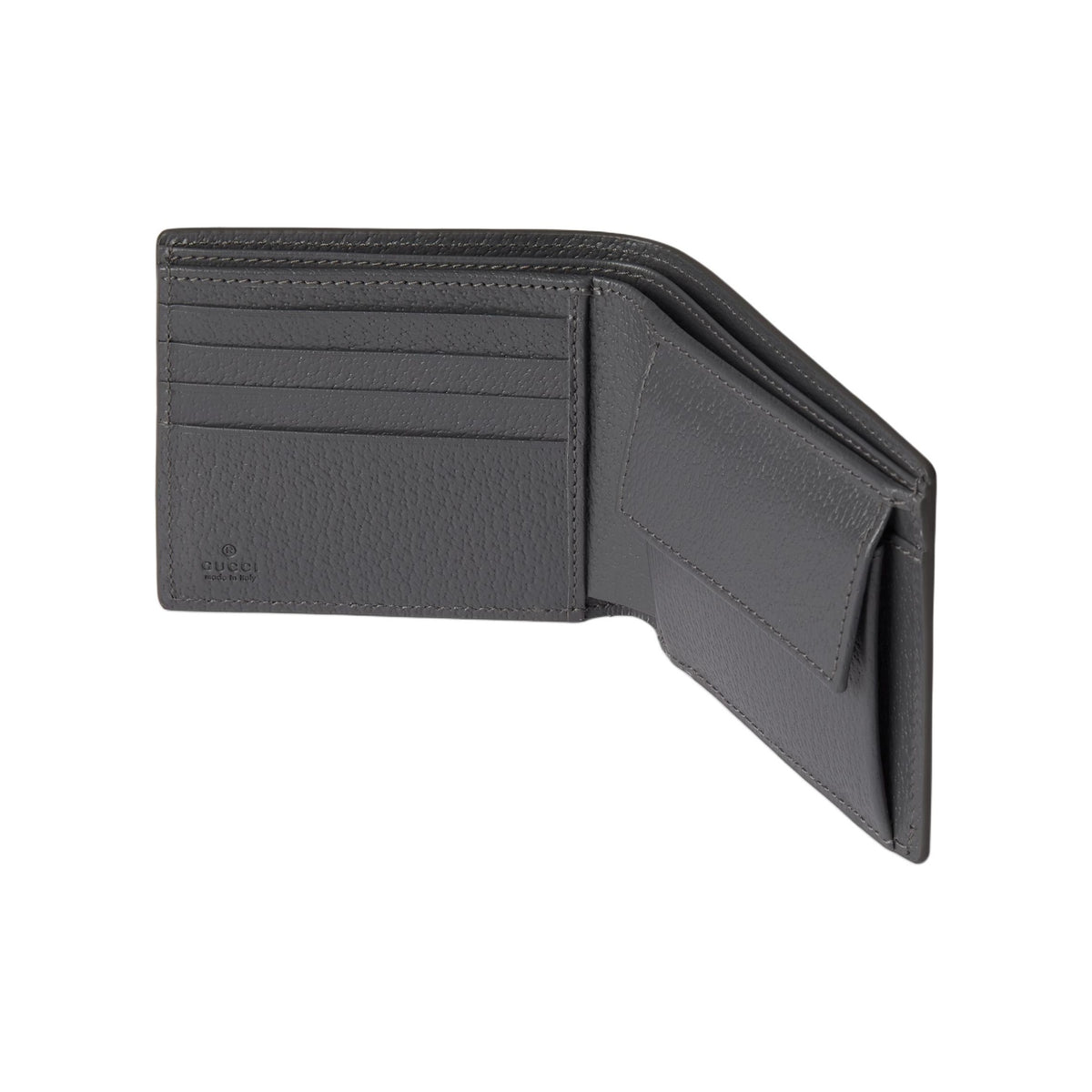 GUCCI Men's Black Canvas Wallet with Ceramic-Finish Brass Hardware | 768244
