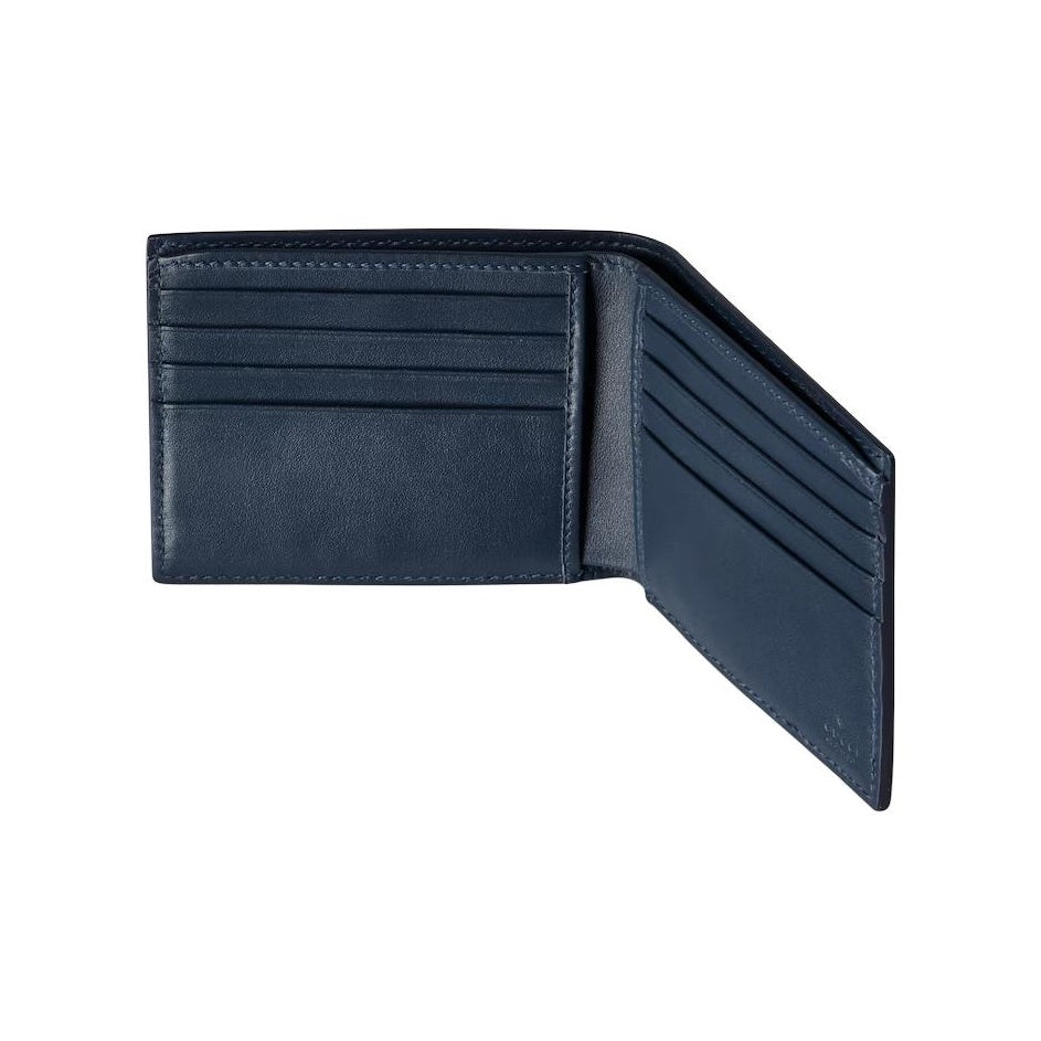 GUCCI GG Supreme Chinese New Year Men's Dark Blue Wallet | 853434