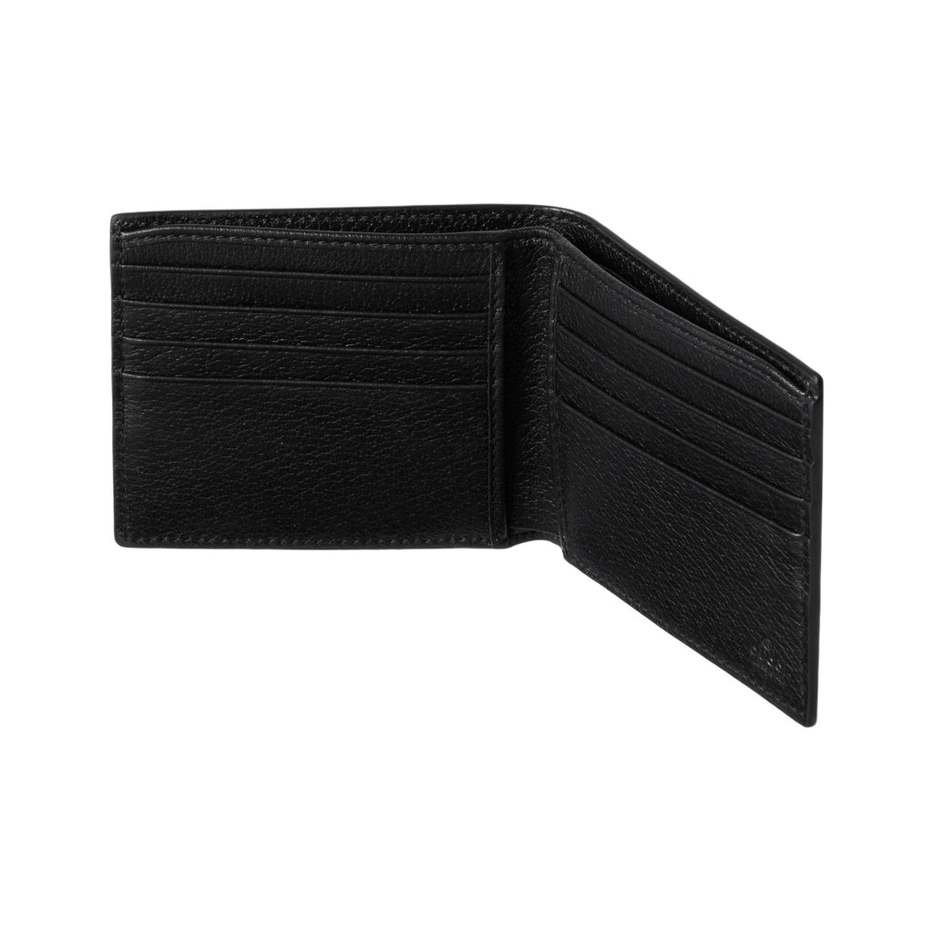 GUCCI Ophidia Men's Black Leather & Fabric Bifold Wallet | 834271