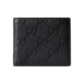 GUCCI IMPRINT Men's Black Leather Bifold Wallet | 835001