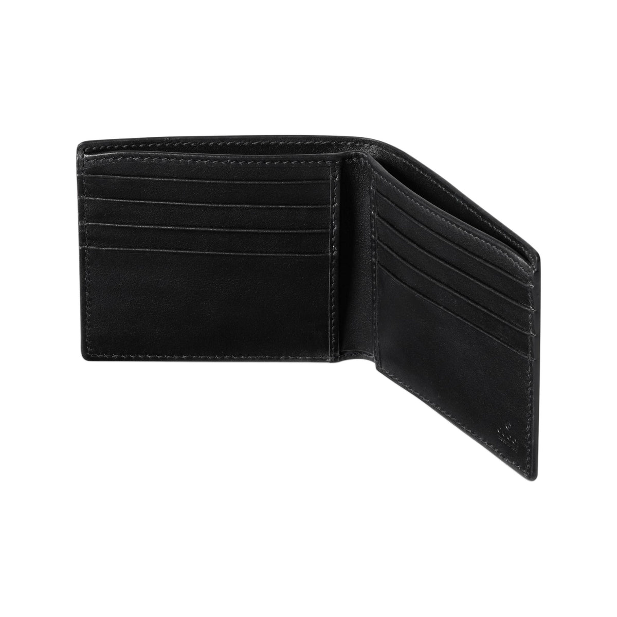 GUCCI IMPRINT Men's Black Leather Bifold Wallet | 835001