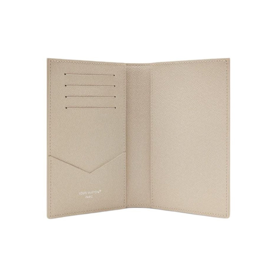 LOUIS VUITTON Beige Monogram Coated Canvas Passport Holder with Equestrian Print M3A532
