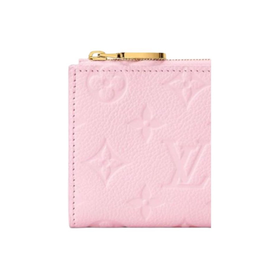 LOUIS VUITTON Lisa Monogram Empreinte Leather Wallet - Confetti Pink - M28972