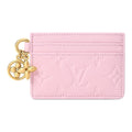 LOUIS VUITTON Women's Confetti Pink Monogram Cowhide Leather Card Holder M27888
