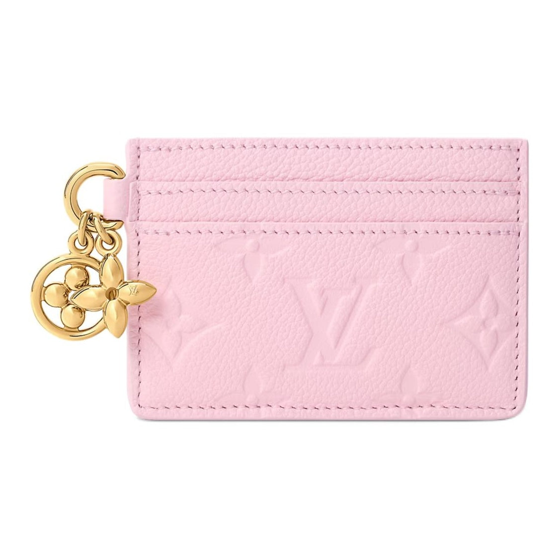 LOUIS VUITTON Women's Monogram Leather Card Holder - Confetti Pink - M27888