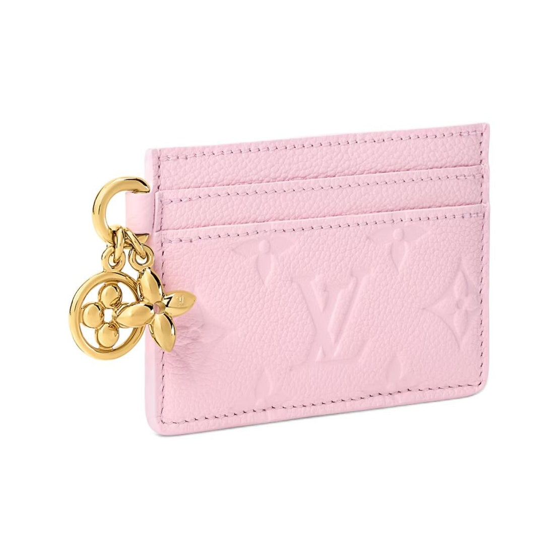 LOUIS VUITTON Women's Confetti Pink Monogram Cowhide Leather Card Holder M27888