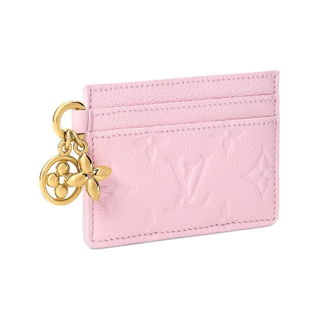 LOUIS VUITTON Women's Monogram Leather Card Holder - Confetti Pink - M27888