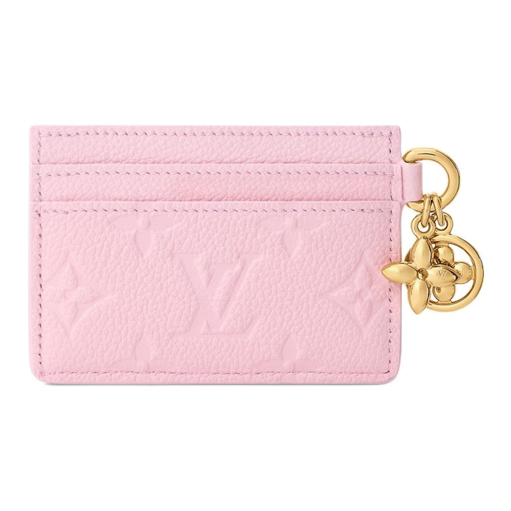 LOUIS VUITTON Women's Confetti Pink Monogram Cowhide Leather Card Holder M27888