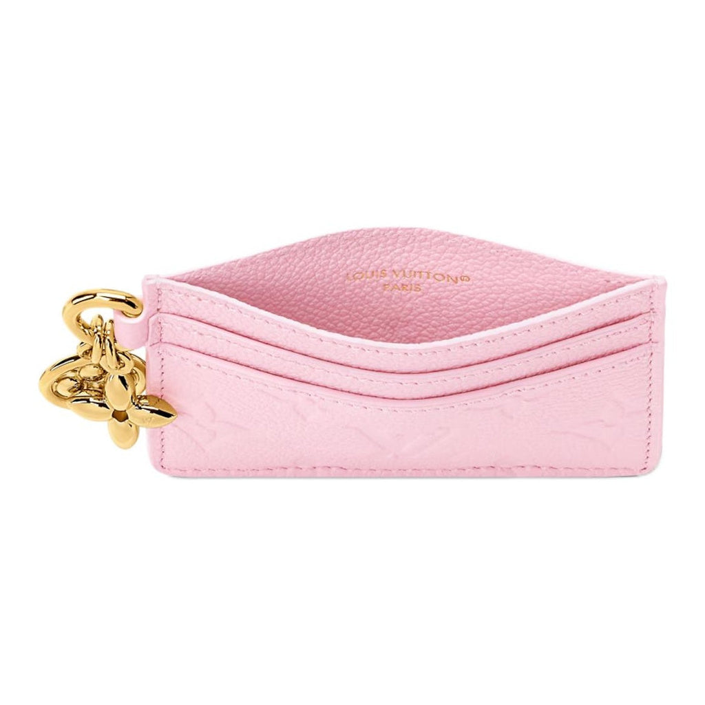 LOUIS VUITTON Women's Monogram Leather Card Holder - Confetti Pink - M27888