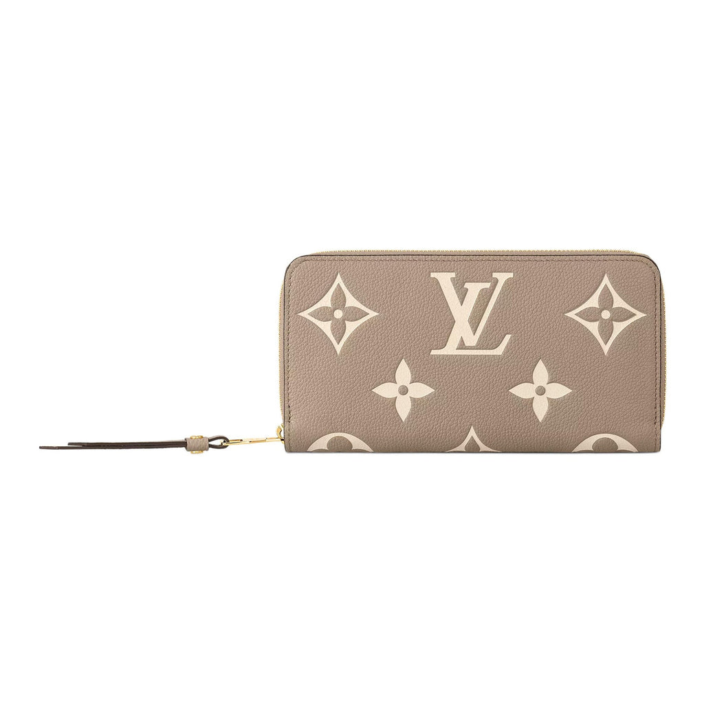LOUIS VUITTON Zippy Women's Off-White Monogram Empreinte Leather Wallet M69794