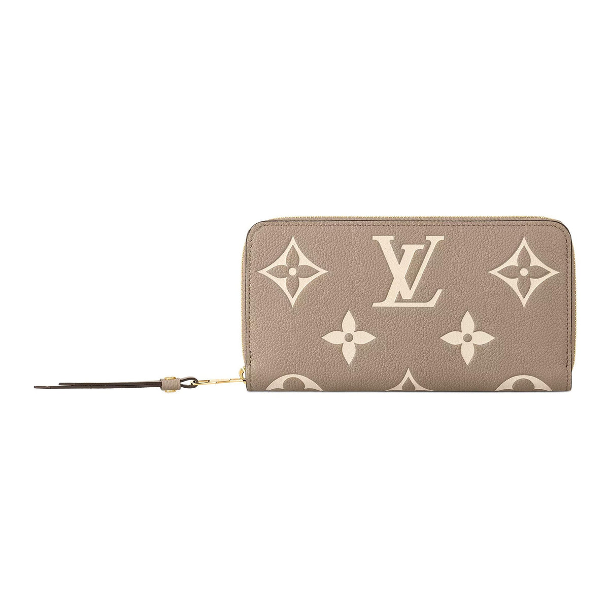 LOUIS VUITTON Zippy Women's Off-White Monogram Empreinte Leather Wallet M69794