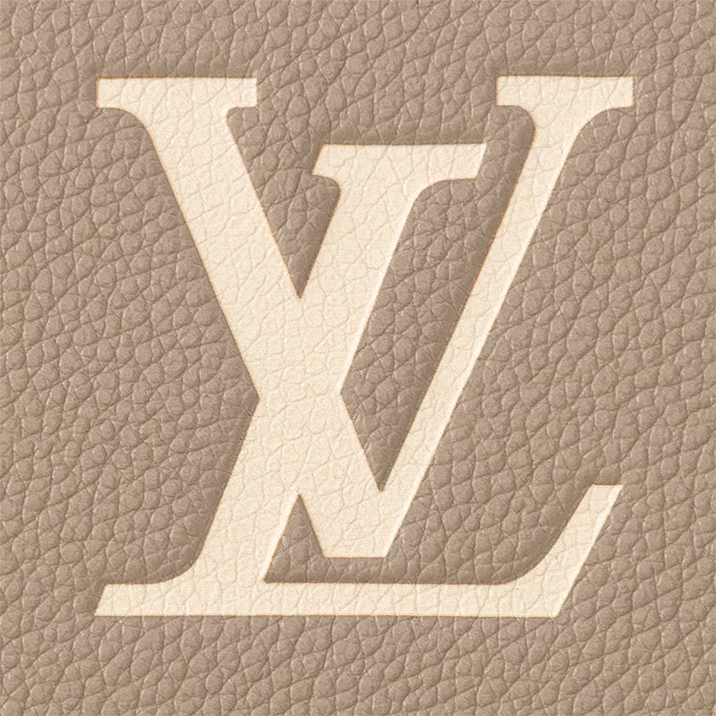 LOUIS VUITTON Zippy Women's Off-White Monogram Empreinte Leather Wallet M69794