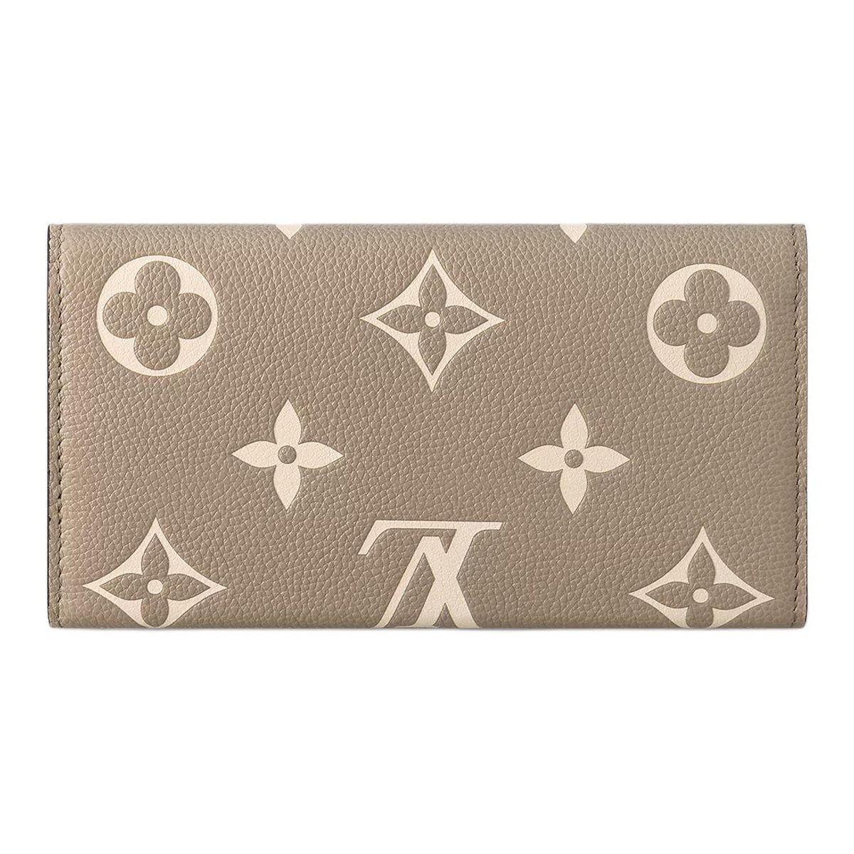 LOUIS VUITTON Sarah Women's Brown Monogram Empreinte Leather Wallet M81049