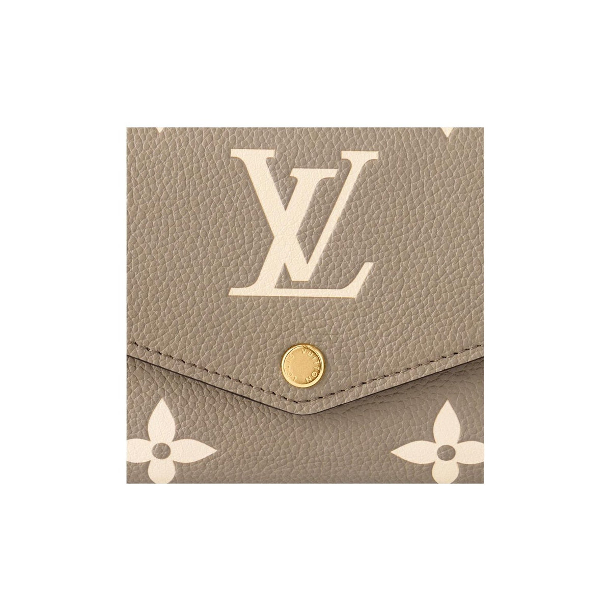 LOUIS VUITTON Sarah Women's Brown Monogram Empreinte Leather Wallet M81049