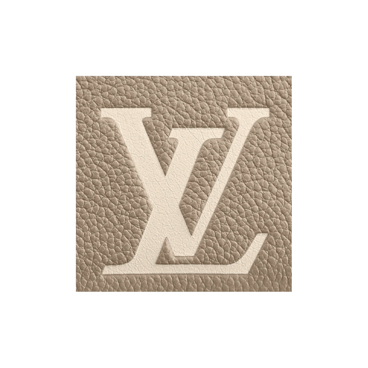 LOUIS VUITTON Zippy Women's Beige Coin Purse with Signature Logo M69797