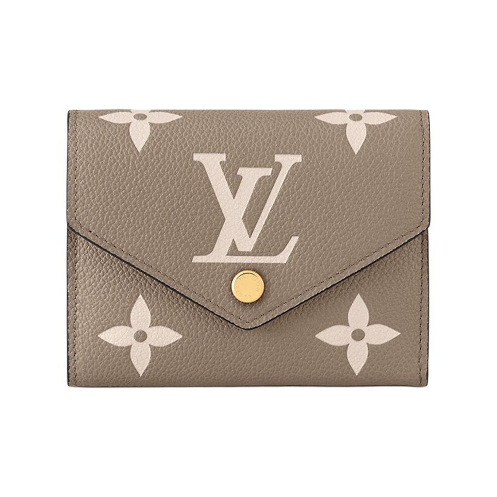 LOUIS VUITTON Victorine Women's Monogram Empreinte Leather Snap Wallet M81861