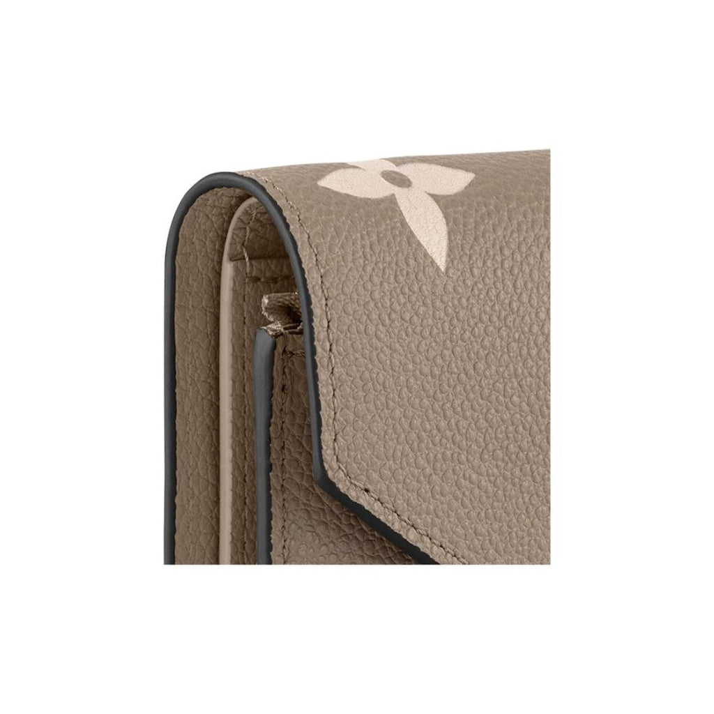 LOUIS VUITTON Victorine Women's Monogram Empreinte Leather Snap Wallet M81861
