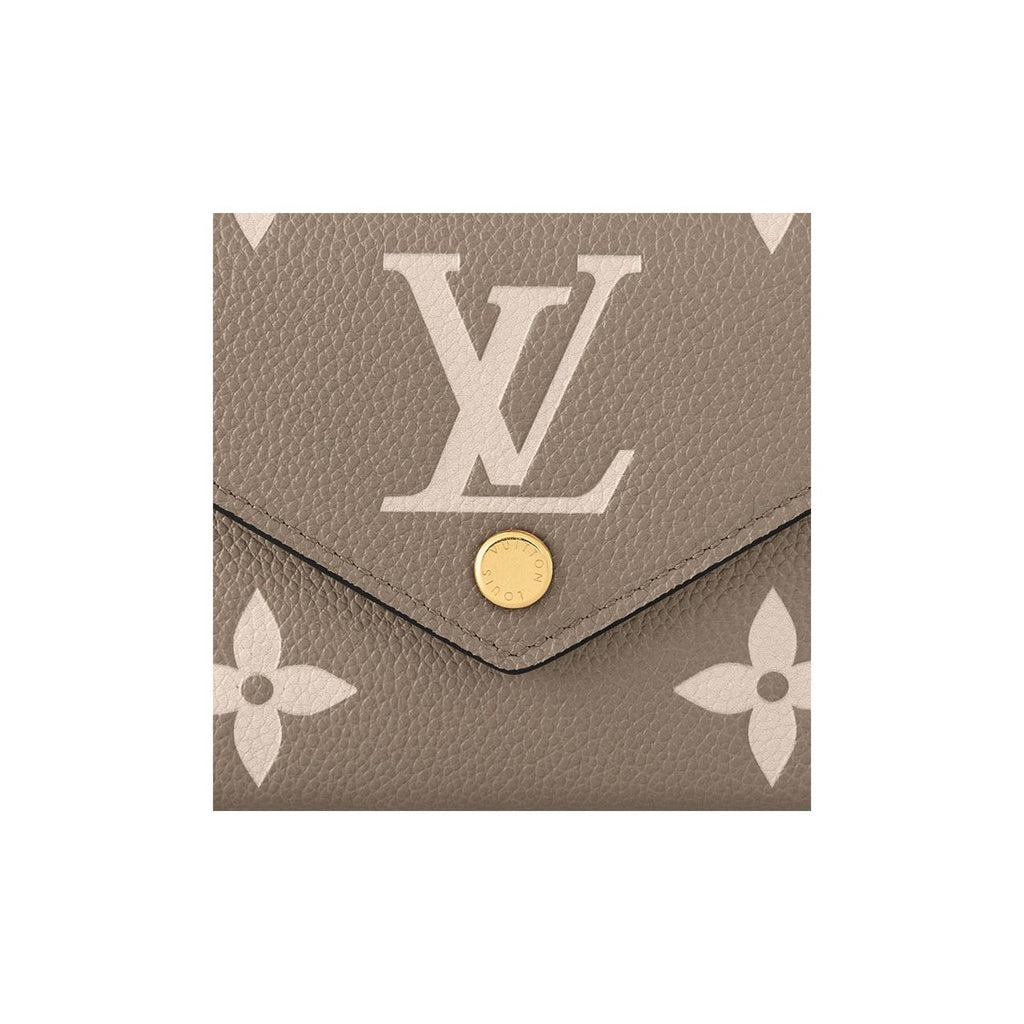 LOUIS VUITTON Victorine Women's Monogram Empreinte Leather Snap Wallet M81861