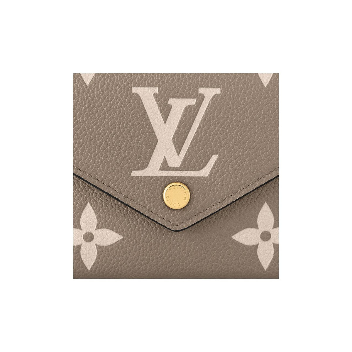 LOUIS VUITTON Victorine Women's Monogram Empreinte Leather Snap Wallet M81861