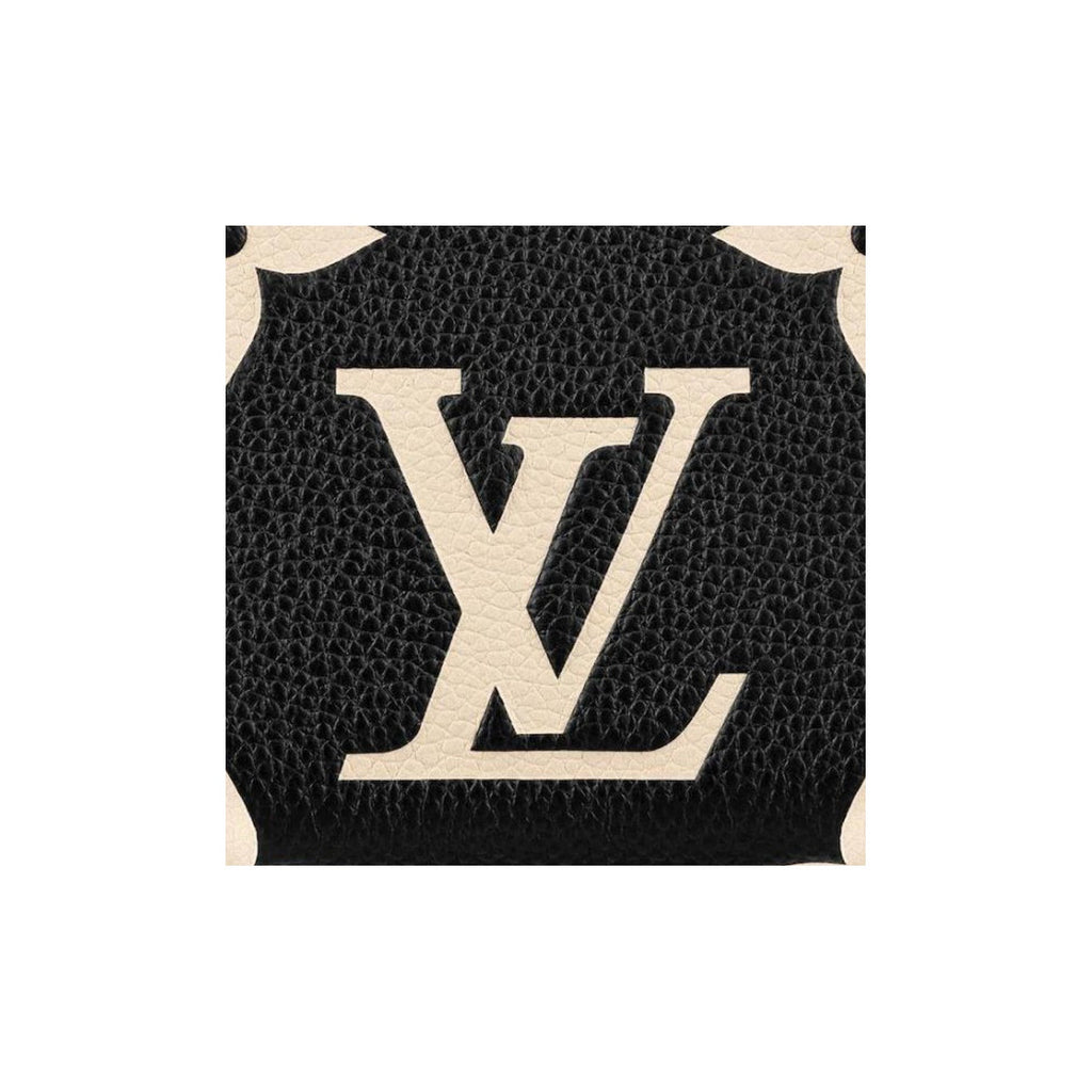 LOUIS VUITTON Zippy Women's Black Embossed Cowhide Leather Zip Wallet M69787