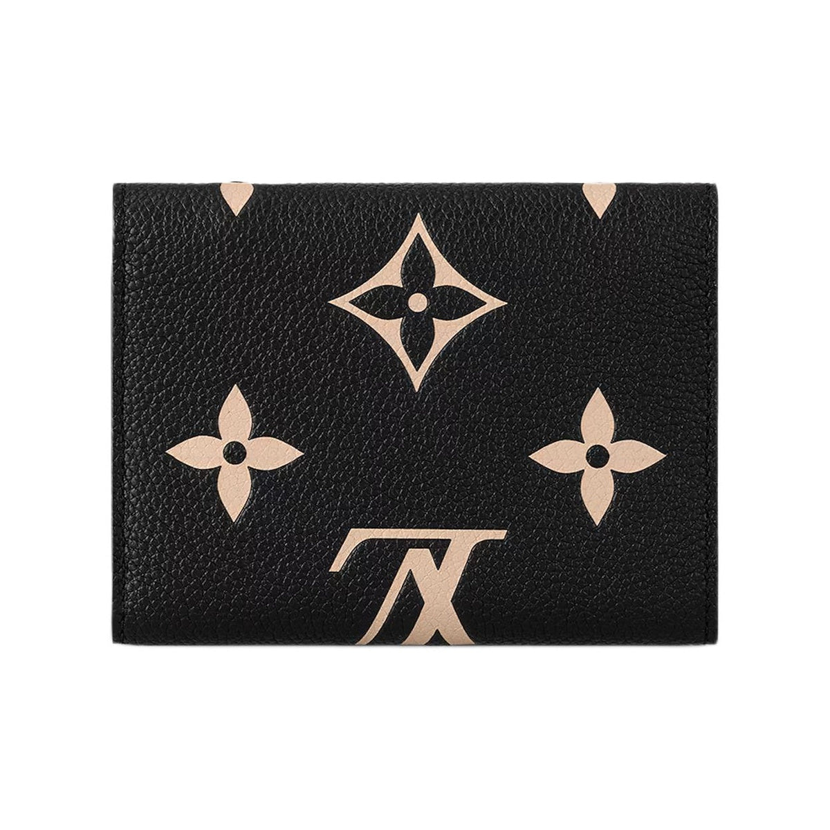LOUIS VUITTON Victorine Women's Black Monogram Empreinte Leather Compact Wallet M80968