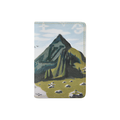 LOUIS VUITTON Pocket Organizer Men's Green Mountain Landscape Coated Canvas Card Holder