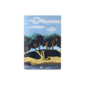 LOUIS VUITTON Men's Twilight Blue Island Coastline Faux Leather Passport Holder M29716