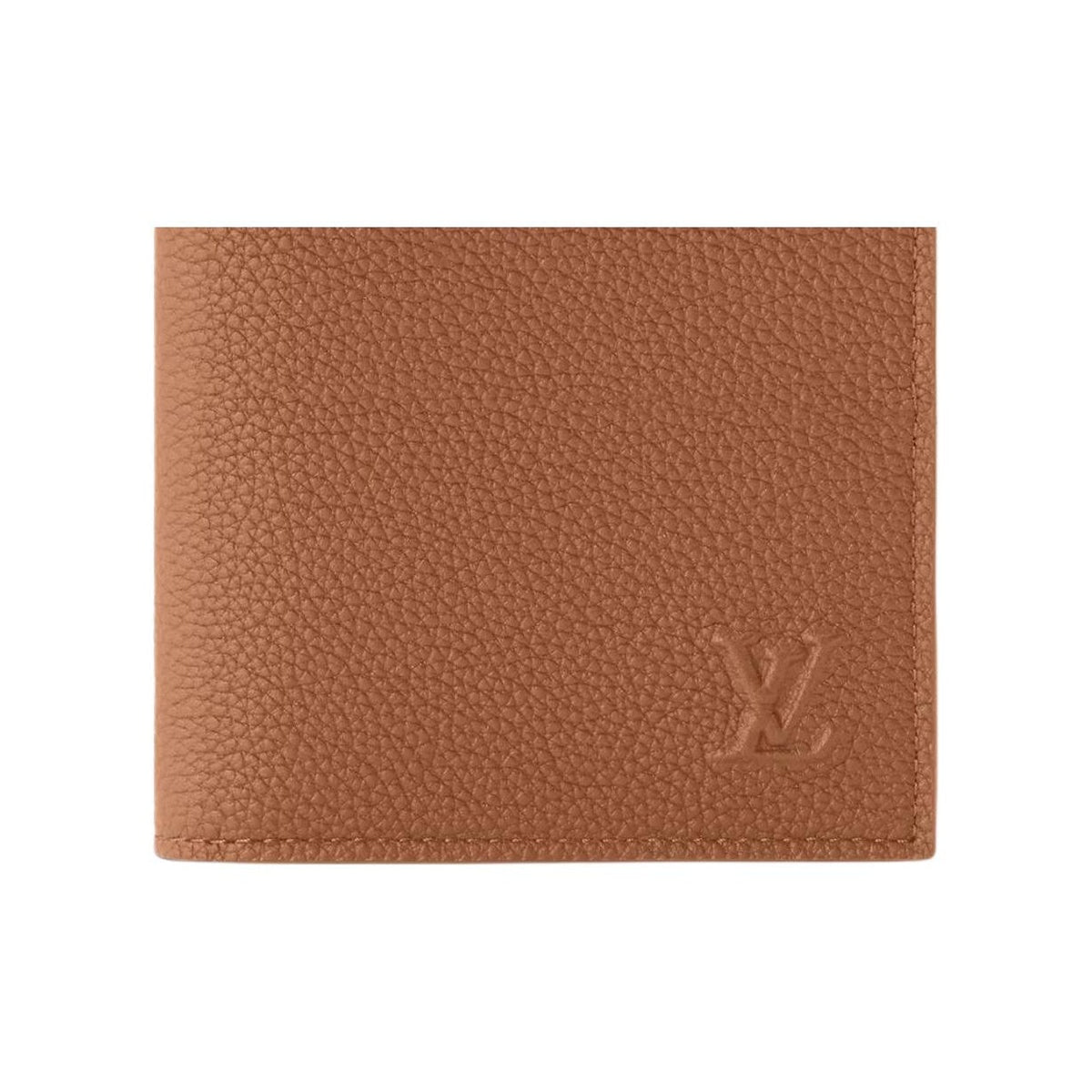 LOUIS VUITTON Men's Brown Waxed Calfskin Passport Holder M2A179