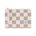 LOUIS VUITTON Lisa Checkerboard Coated Canvas Wallet - Beige and Light Purple - N40921