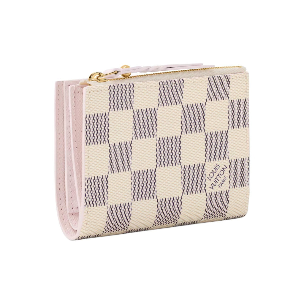 LOUIS VUITTON Lisa Women's Beige and Lilac Checkerboard Coated Canvas Wallet N40921