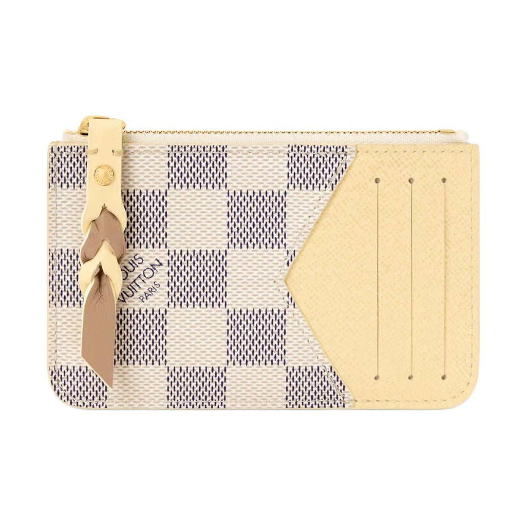 LOUIS VUITTON Romy Coated Canvas Card Holder - Hazelnut Yellow - N40923