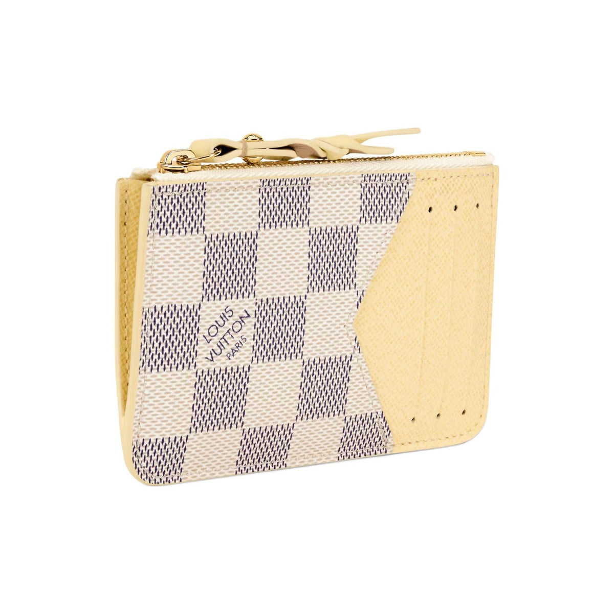 LOUIS VUITTON Romy Coated Canvas Card Holder - Hazelnut Yellow - N40923