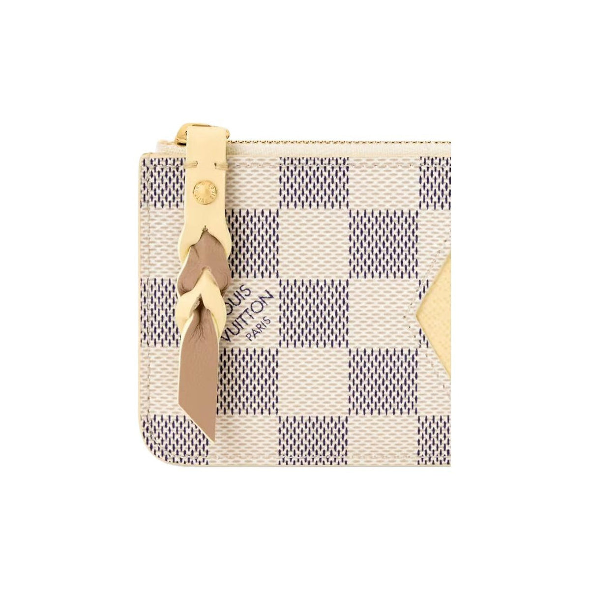 LOUIS VUITTON Romy Coated Canvas Card Holder - Hazelnut Yellow - N40923