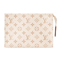 LOUIS VUITTON Poche Toilette Unisex Beige Monogram Coated Canvas Toiletry Bag M29699